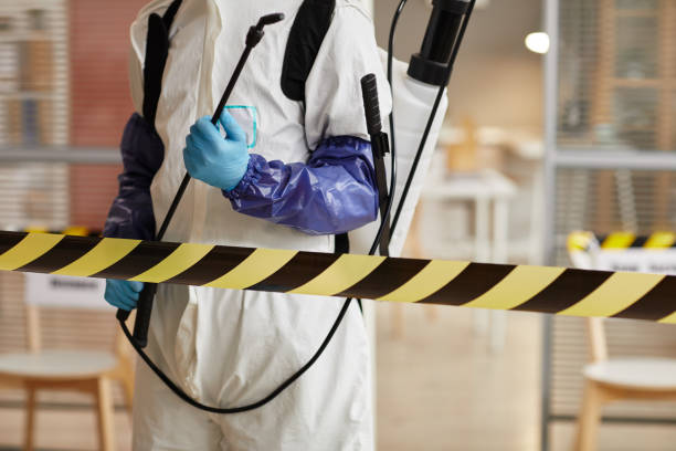 Professional Biohazard technician working in Midland, MI